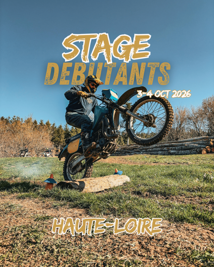 Stage moto enduro, octobre 2026